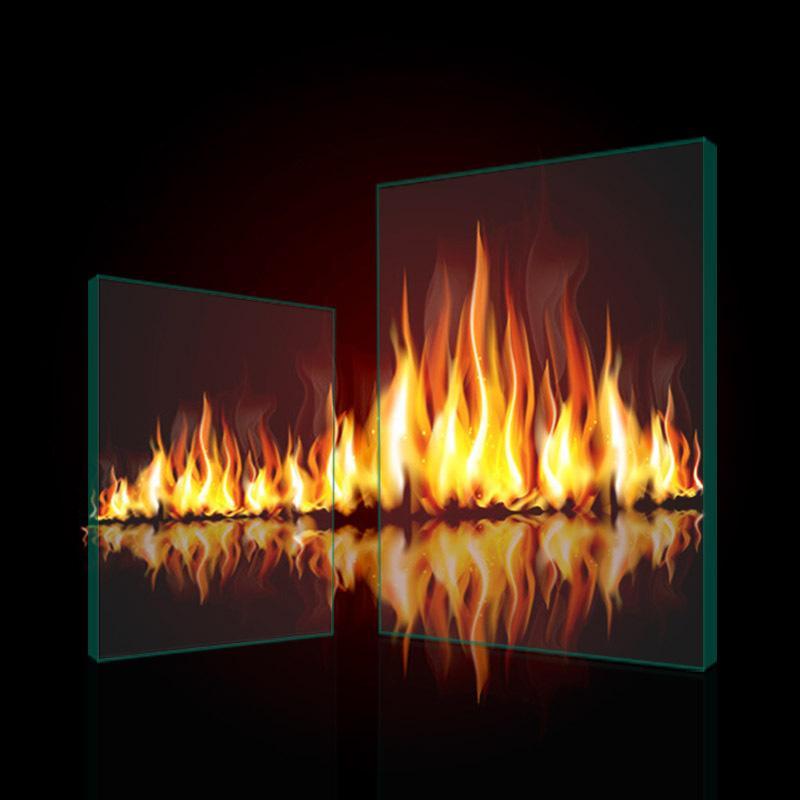 Class A/C composite fire-rated glass
